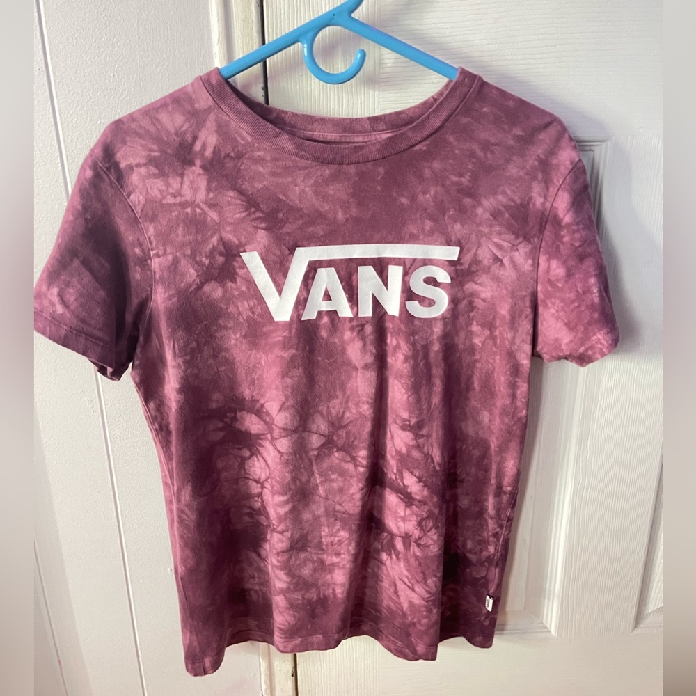 Vans t-shirt, tie dye pattern, X-small. Has been worn.